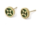 Πράσινο δαμάσκηνο κίτρινο τυρκουάζ σκουλαρίκια Ανδρικά σκουλαρίκια από ανοξείδωτο ατσάλι